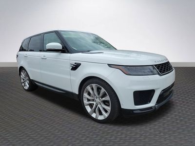 2019 Land Rover Range Rover Sport HSE MHEV in Fuji White — front three-quarter view