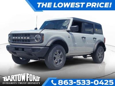 2026 Ford Bronco Big Bend in Avalanche — front three-quarter view