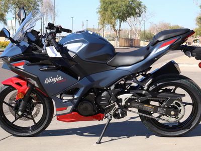 2026 Kawasaki Ninja 500 ABS Metallic Matte Twilight Blue - Photo 7