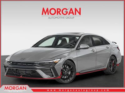 2026 Hyundai ELANTRA N Base in Cyber Gray — front three-quarter view