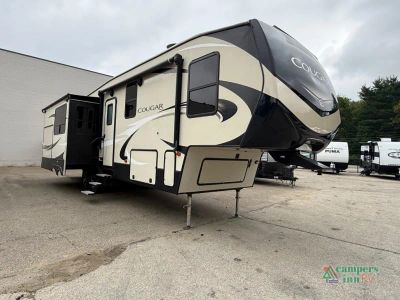 2018 Keystone RV Cougar — front three-quarter view