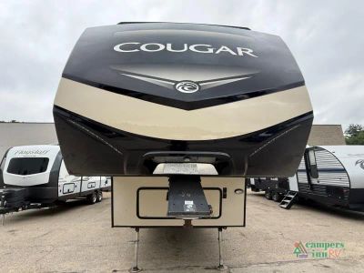 2018 Keystone RV Cougar — rear three-quarter view