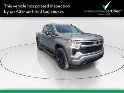 2024 Chevrolet Silverado 1500 4WD Crew Cab 147" RST — front three-quarter view