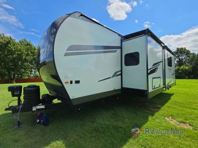 2027 Forest River RV Flagstaff Super Lite — rear three-quarter view