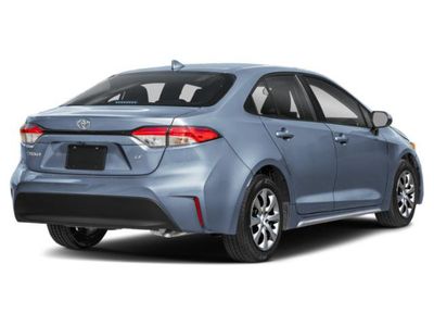2025 Toyota Corolla LE — rear three-quarter view