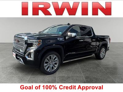 2020 GMC Sierra 1500 Denali in Onyx Black — front three-quarter view