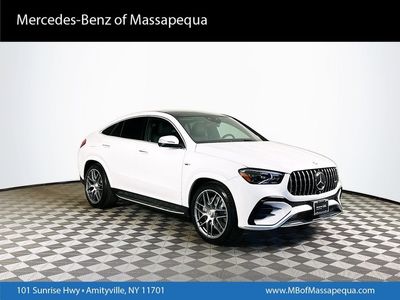 2024 Mercedes-Benz GLE 53 AMG in White — front three-quarter view