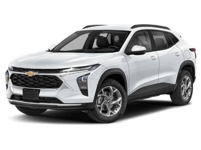 2025 Chevrolet Trax LT in Crimson Metallic — front three-quarter view