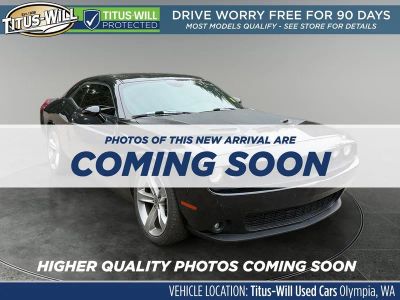 2017 Dodge Challenger R/T in Pitch Black Clearcoat — front three-quarter view