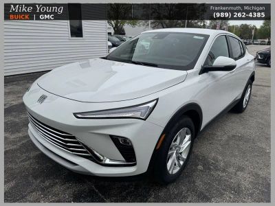 2026 Buick Envista Preferred in Summit White — front three-quarter view