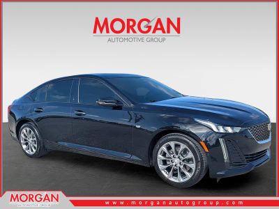 2021 Cadillac CT5 Premium Luxury in Black Raven — front three-quarter view