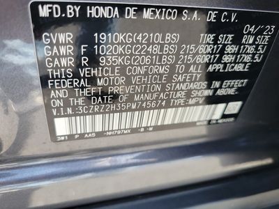 2023 Honda HR-V — photo 33 view