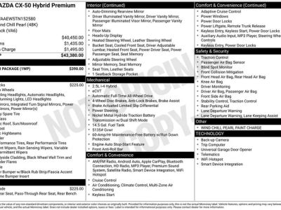 2026 Mazda CX-50 Hybrid — photo 35 view