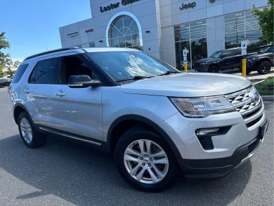 2018 Ford Explorer — rear three-quarter view