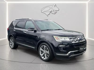 2018 Ford Explorer — rear three-quarter view