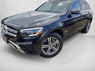 2022 Mercedes-Benz GLC 4MATIC in Black — front three-quarter view