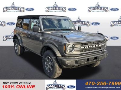 2026 Ford Bronco Big Bend in Gray — front three-quarter view
