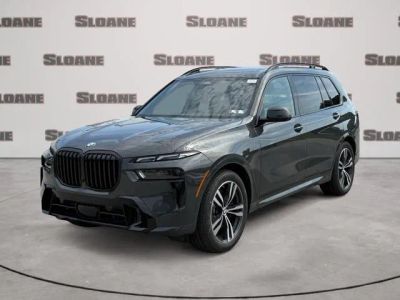 2027 BMW X7 xDrive40i in Dravit Grey Metallic — front three-quarter view