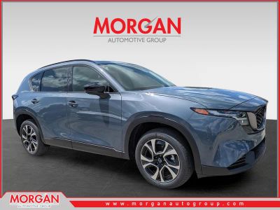 2026 Mazda CX-5 2.5 S Preferred in Polymetal Gray Metallic — front three-quarter view