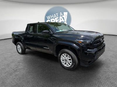 2026 Toyota Tacoma SR5 in Black — front three-quarter view