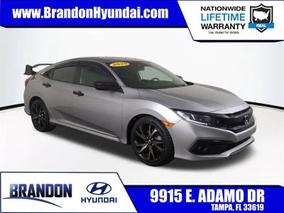 2020 Honda Civic Sport — front three-quarter view