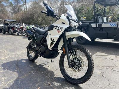 2025 Kawasaki KLR650 Pearl Crystal White/Metallic Carbon Gray ABS - Photo 1