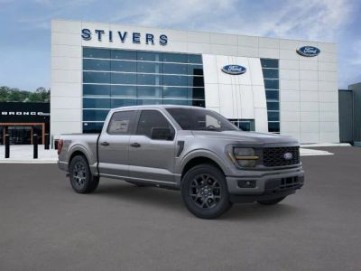 2026 Ford F-150 STX in Gray — front three-quarter view