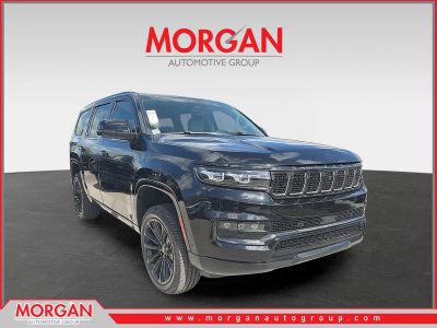 2022 Jeep Grand Wagoneer Series I in Black — front three-quarter view