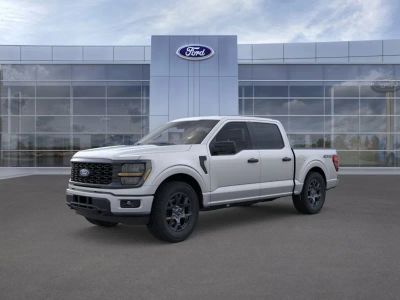 2026 Ford F-150 in Iconic Silver — front three-quarter view