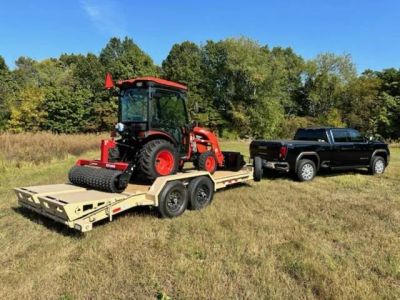 2026 Watch Dog 81"x18' Equipment Hauler, 14K GVWR, Wedge Ramps — front three-quarter view