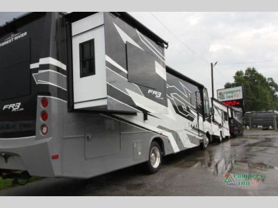 2026 Forest River RV FR3 Plus — rear three-quarter view