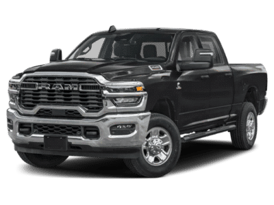 2025 Ram 2500 Big Horn in Diamond Black Crystal Pearlcoat — front three-quarter view