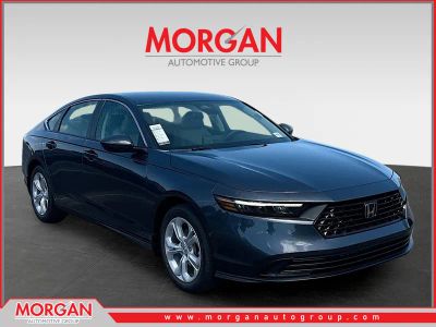 2026 Honda Accord Sedan LX in Meteorite Gray Metallic — front three-quarter view