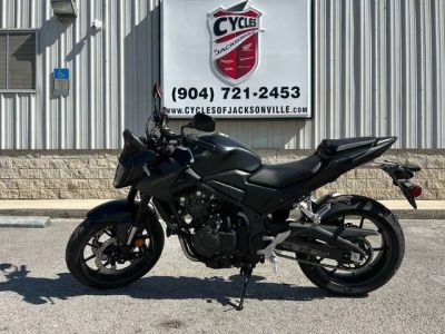 2025 Honda® CB500F — front three-quarter view