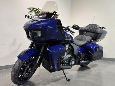 2025 Indian Motorcycle Pursuit Dark Horse 112 Springfield Blue Vivid Crystal with Black Vivid - Photo 1