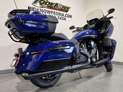 2025 Indian Motorcycle Pursuit Dark Horse 112 Springfield Blue Vivid Crystal with Black Vivid - Photo 6