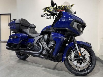 2025 Indian Motorcycle Pursuit Dark Horse 112 Springfield Blue Vivid Crystal with Black Vivid - Photo 4