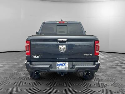 2021 RAM 1500 — rear three-quarter view