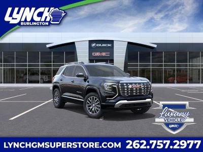 2026 GMC Terrain Denali in Ebony Twilight Metallic — front three-quarter view