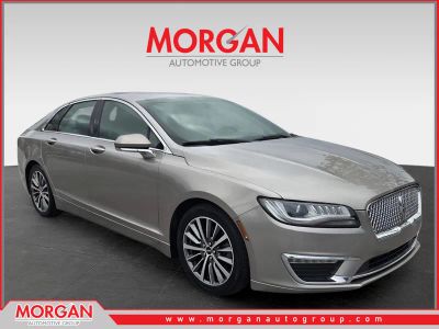 2019 Lincoln MKZ Hybrid Reserve in Brown — front three-quarter view