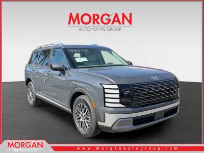 2026 Hyundai PALISADE SEL 8P in Ecotronic Gray Pearl — front three-quarter view