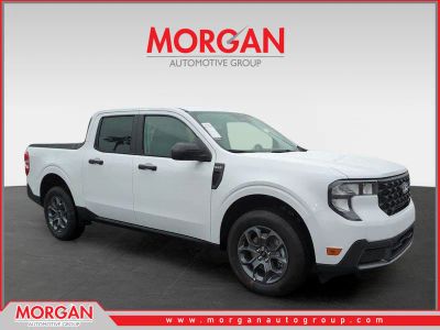 2026 Ford Maverick XLT in White — front three-quarter view