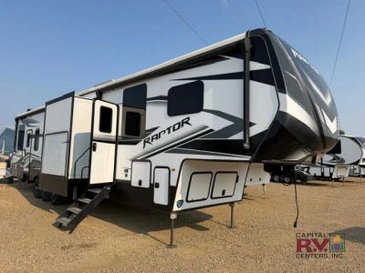 2022 Keystone RV Raptor — side profile view
