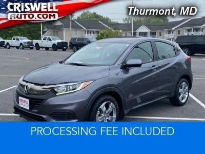 2020 Honda HR-V AWD LX in Black — front three-quarter view