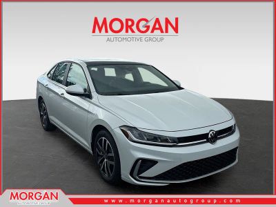 2026 Volkswagen Jetta SE in White Pearl — front three-quarter view