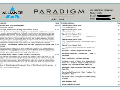 2024 Alliance RV Paradigm - Photo 2