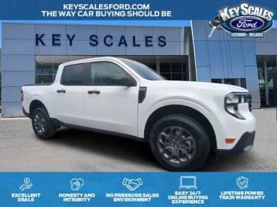 2026 Ford Maverick XLT in Oxford White — front three-quarter view