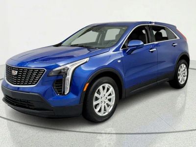 2023 Cadillac XT4 Luxury in Wave Metallic — front three-quarter view