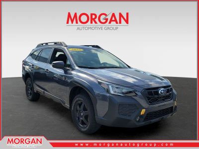 2025 Subaru Outback Wilderness in Magnetite Gray Metallic — front three-quarter view
