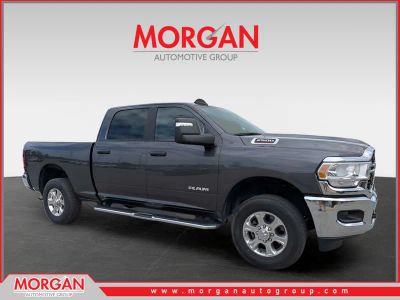 2024 Ram 2500 Big Horn in Gray — front three-quarter view